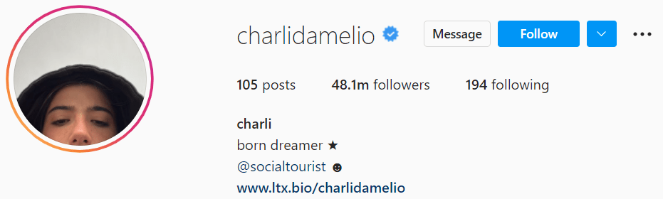 Charli D'Amelio Charli D'Amelio