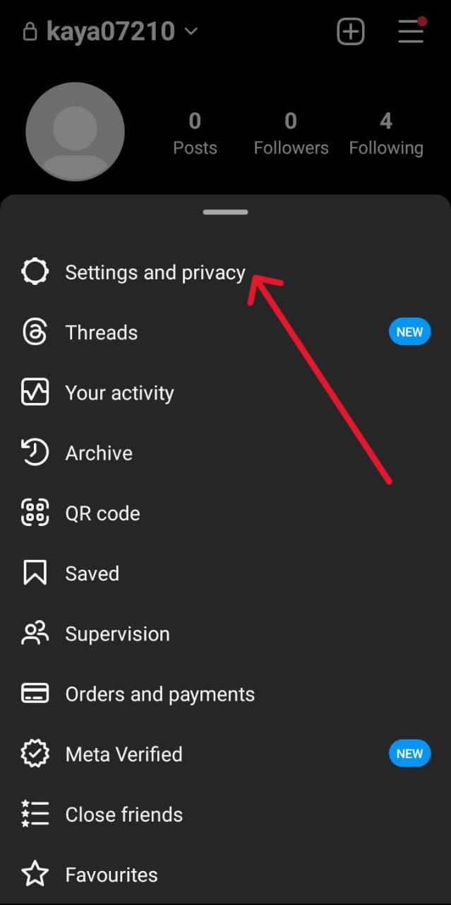 Click On Settings and Privacy Click On Settings and Privacy